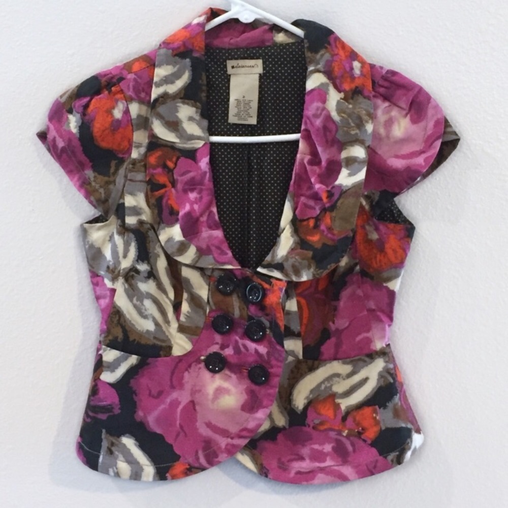 ANTHROPOLOGIE | ELEVENSES Shortsleeved Blazer
